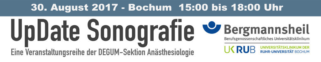 UpDate Sonografie – Bochum 30. August 2017