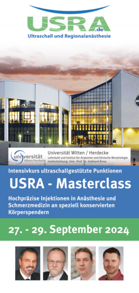 Masterclass 2024 - Intensivkurs ultraschallgestützte Punktionen