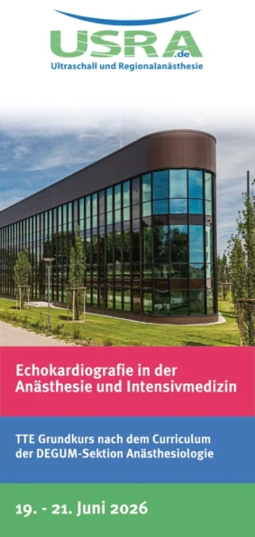 Kursplatz Echokardiografie in der Anästhesie und Intensivmedizin - Juni 2026