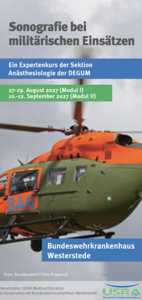 Sonografie bei militärischen Einsätzen Westerstede 2027